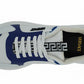 Versace Blue and White Calf Leather Sneakers