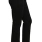 Dolce & Gabbana Black Dress Cropped Straight Straight Pants