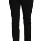 Dolce & Gabbana Black Dress Cropped Straight Straight Pants