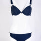 Emporio Armani Underwire Bikini Triangle Bikini In Black