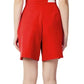 Hinnominate Red Polyester Short