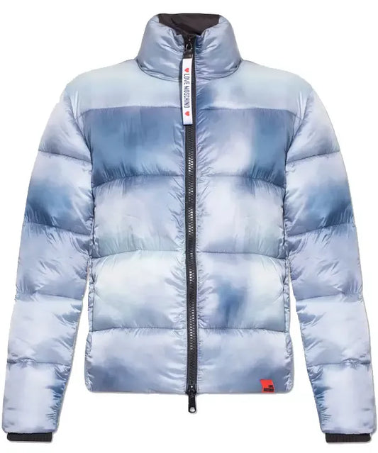Love Moschino Light Blue Polyester Jackets & Coat