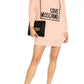 Love Moschino Pink Cotton Dress