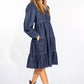 Love Moschino Blue Cotton Dress