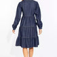 Love Moschino Blue Cotton Dress