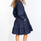 Love Moschino Blue Cotton Dress