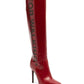 Off-White Red Leather Boot