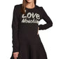 Love Moschino Black Cotton Dress