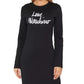 Love Moschino Black Cotton Dress