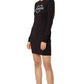 Love Moschino Black Cotton Dress