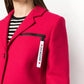 Love Moschino Red Wool Jackets & Coat