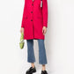 Love Moschino Red Wool Jackets & Coat