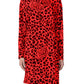 Love Moschino Red Viscose Dress