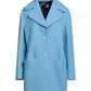 Love Moschino Light Blue Wool Jackets & Coat