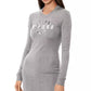 Love Moschino Gray Cotton Dress