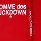 Comme Des Fuckdown Red Cotton Sweater