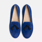 Charles Philip Blue Flat Shoe