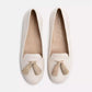 Charles Philip Beige Flat Shoe