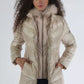 Yes Zee Beige Polyamide Jacket & Coat