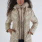 Yes Zee Beige Polyamide Jackets & Coat