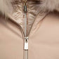 Yes Zee Beige Polyamide Jackets & Coat