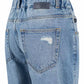 Yes Zee Blue Cotton Jeans & Pant