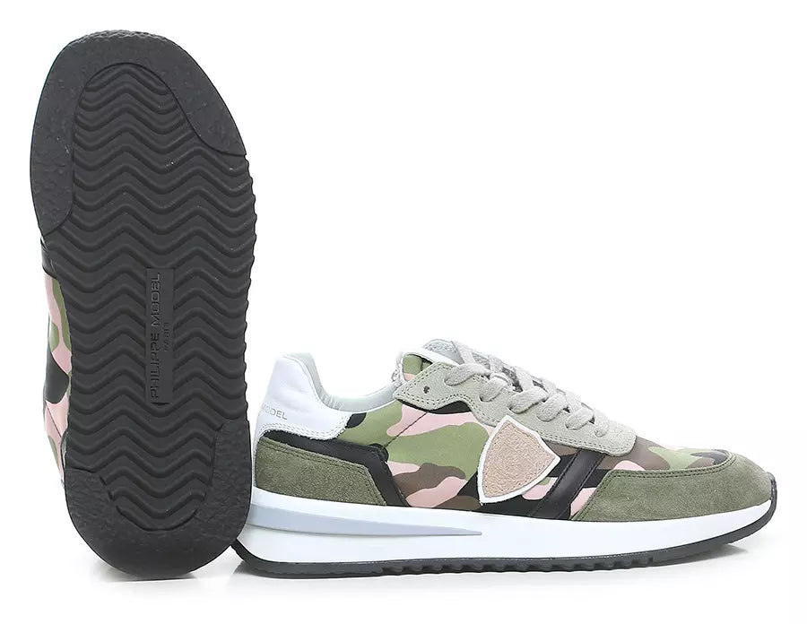 Philippe Model Army Fabric Sneaker