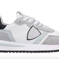 Philippe Model White Fabric Sneaker