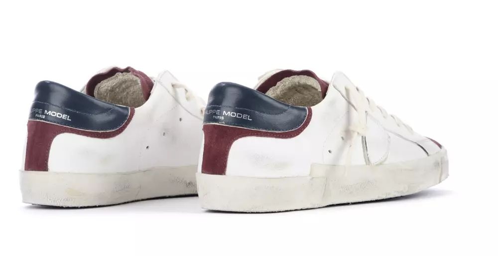 Philippe Model White Leather Sneaker