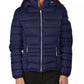 Yes Zee Blue Polyamide Jackets & Coat