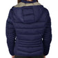 Yes Zee Blue Polyamide Jackets & Coat