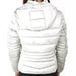 Yes Zee White Polyamide Jackets & Coat