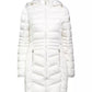 Yes Zee White Polyamide Jackets & Coat