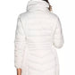 Yes Zee White Polyamide Jackets & Coat