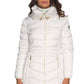 Yes Zee White Polyamide Jackets & Coat