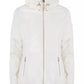 Yes Zee White Polyamide Jackets & Coat