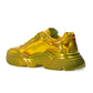 Dolce & Gabbana Yellow Leather Di Calfskin Sneaker