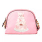 Moschino Couture Pink Nylon Clutch Bag