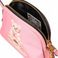 Moschino Couture Pink Nylon Clutch Bag