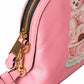Moschino Couture Pink Nylon Clutch Bag