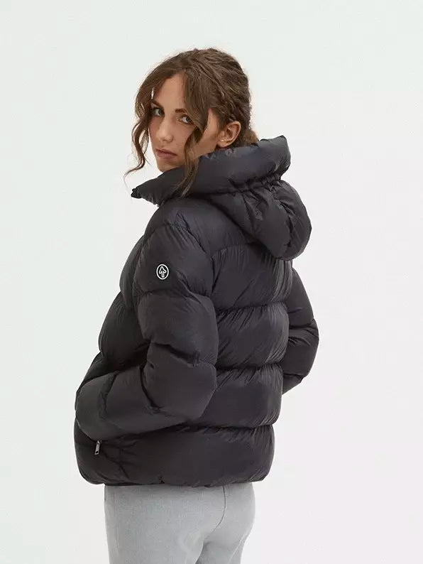 Centogrammi Black Nylon Jackets & Coat