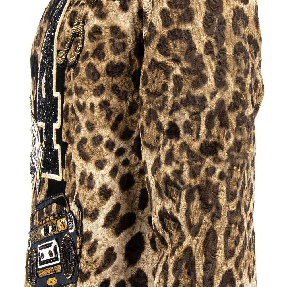Dolce & Gabbana Brown Viscose Sweater