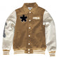 Comme Des Fuckdown Brown Cotton Jackets & Coat