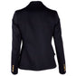 Made in Italy Black Wool Vergine Jackets & Coat