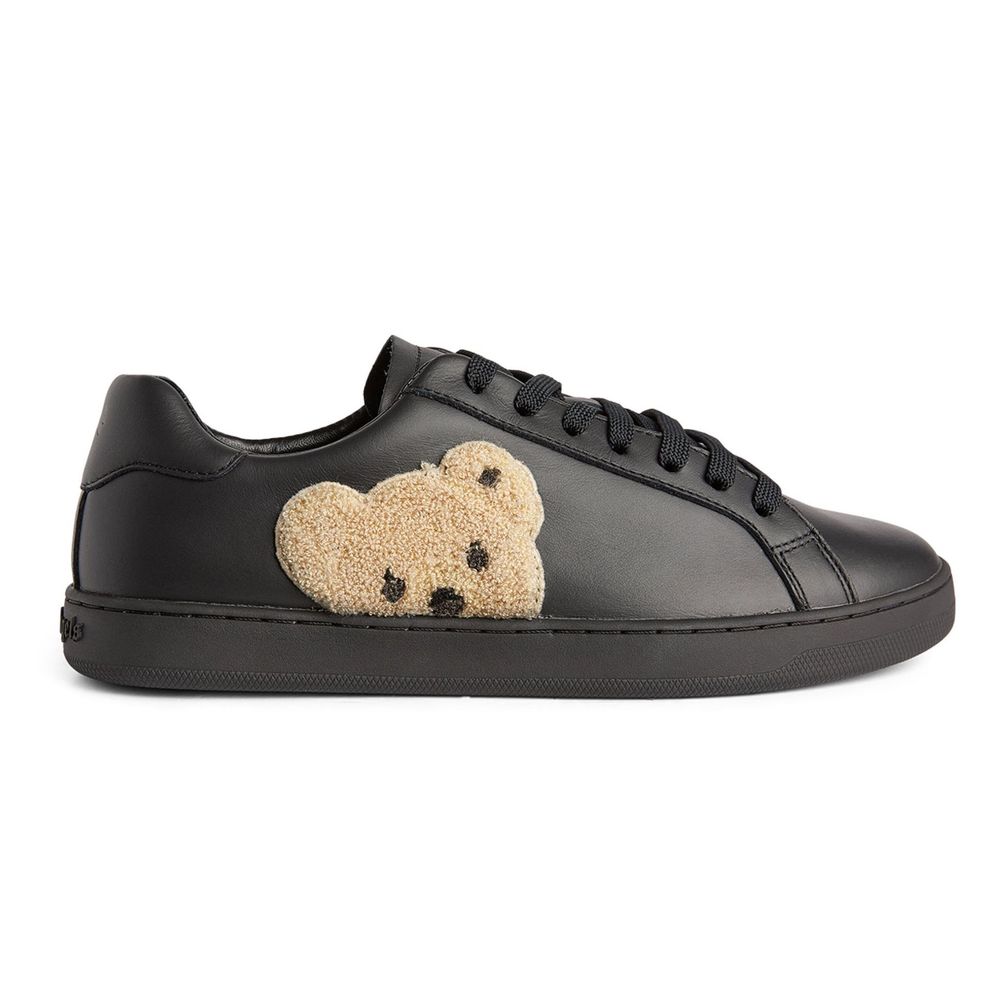 Palm Angels Black Leather Sneaker