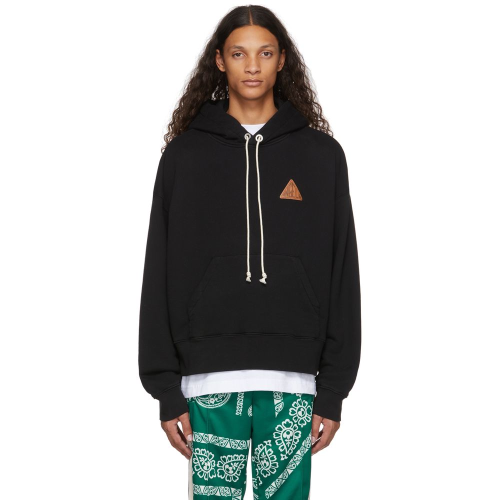 Palm Angels Black Cotton Sweater