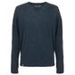 Fred Mello Blue Cotton Sweater