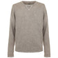 Fred Mello Gray Cotton Sweater