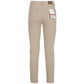 Fred Mello Beige Cotton Jeans & Pant