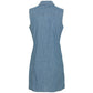 Fred Mello Blue Cotton Dress